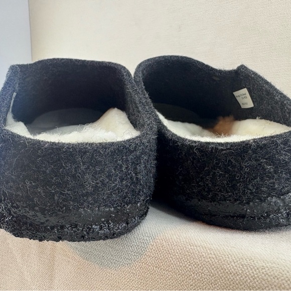 Birkenstock men’s Zermatt Anthracite size 11/44 felt Slippers NIB main image 7